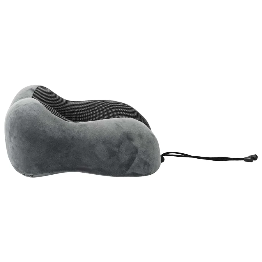 Oreiller de Voyage pour le Cou Réglable Gris 27 x 26 x 14 cm - 6