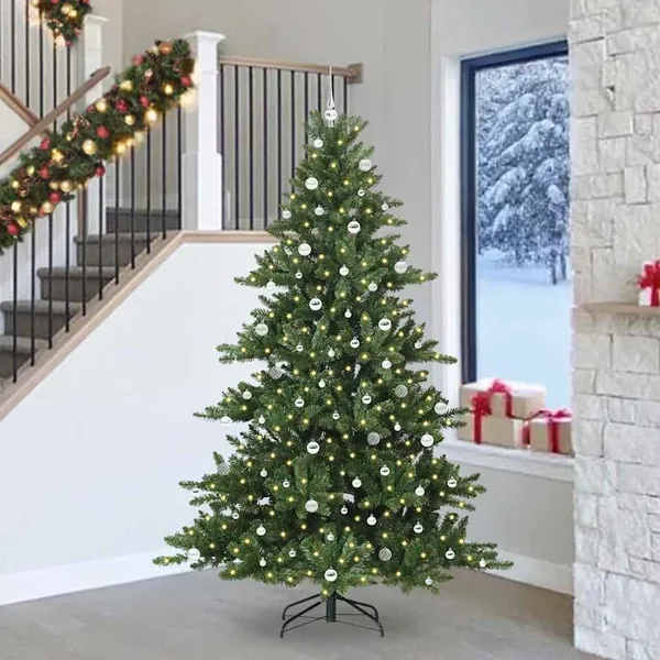 Sapin de Noël Artificiel à Branches Articulées Vert 240 cm