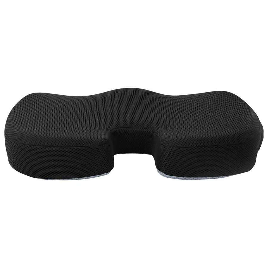 Coussin d’assise Couleur unie Noir 47 x 36,5 x 8 cm - 4