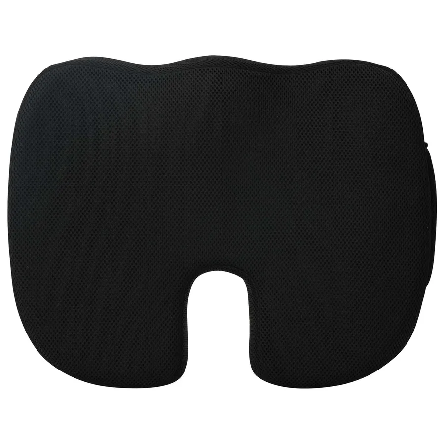 Coussin d’assise Couleur unie Noir 47 x 36,5 x 8 cm - 7