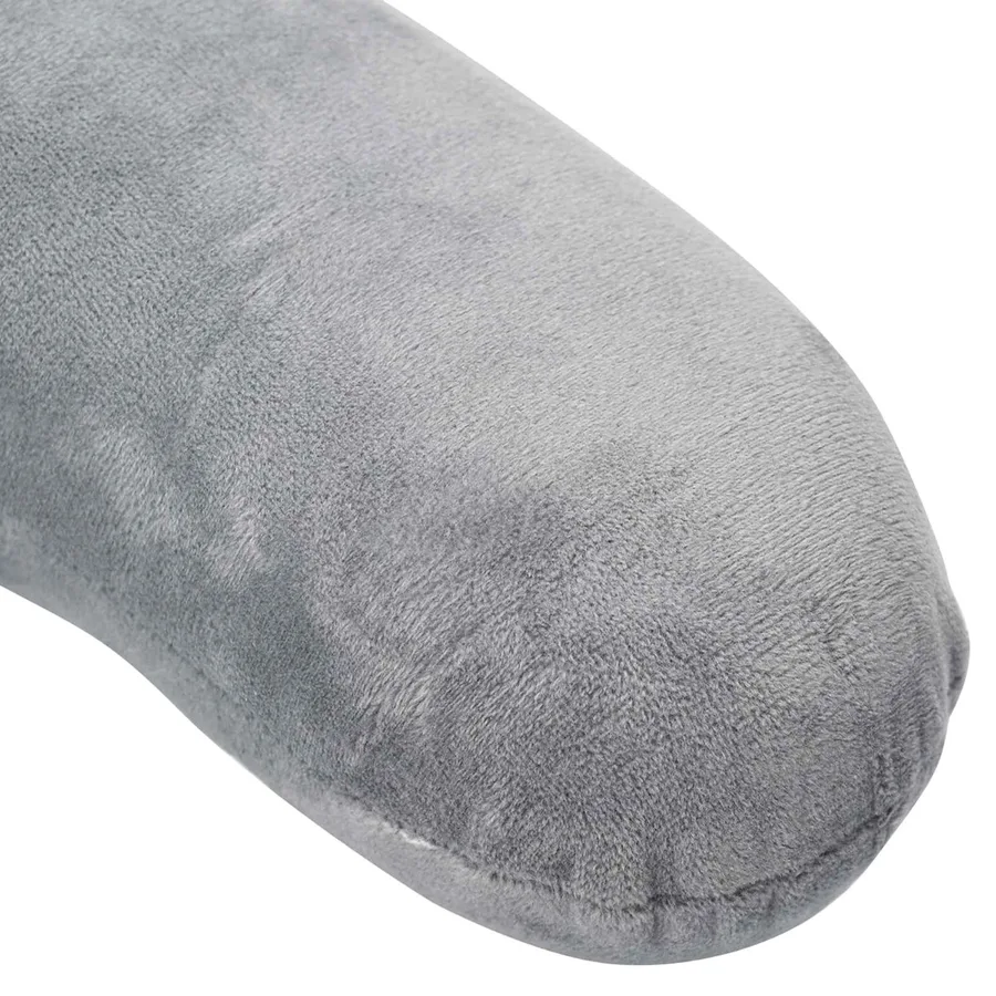 Coussin de voyage pour le cou Gris Mousse à mémoire de forme - 8