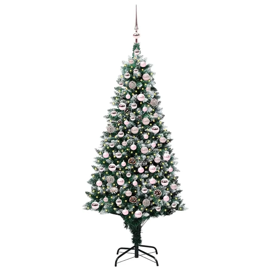 Sapin de Noël artificiel Vert 180 cm PVC, Acier et Plastique - 3