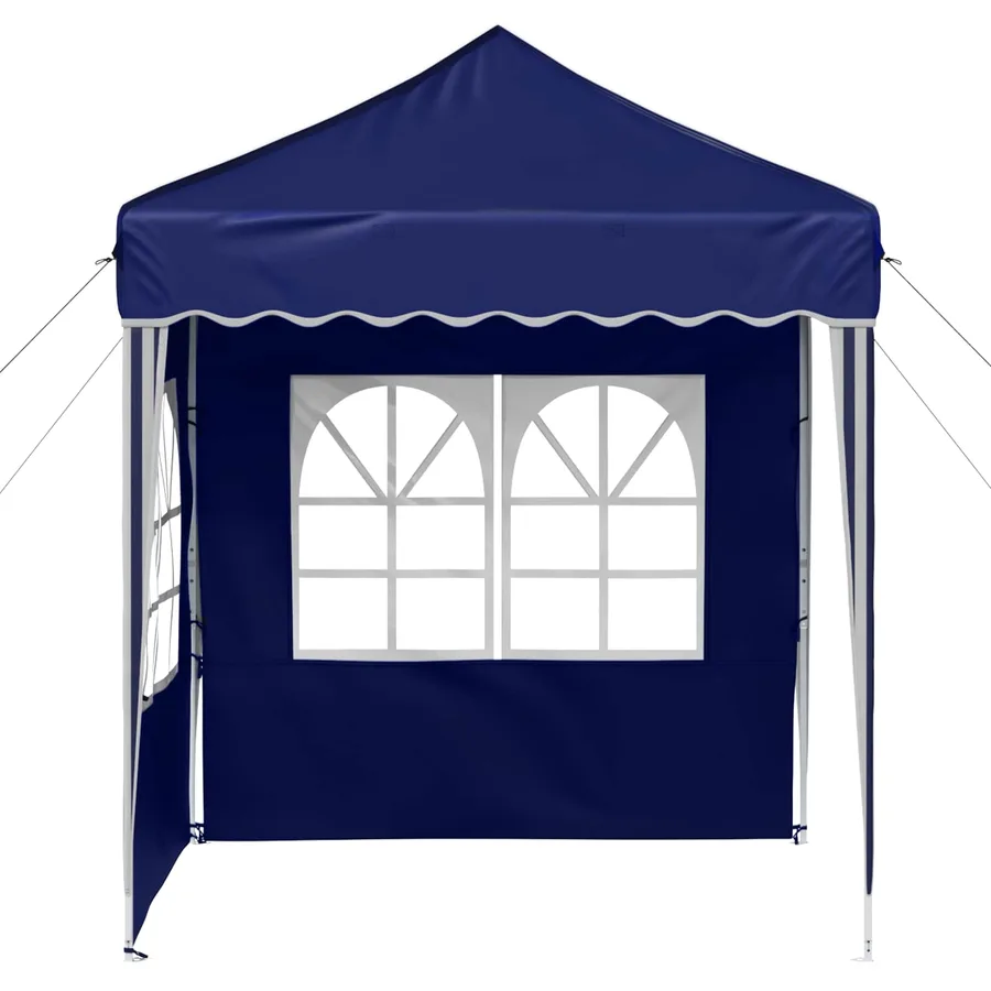 Tente de fête pop-up 195 x 195 x 245 cm Bleu Tissu Oxford - 6