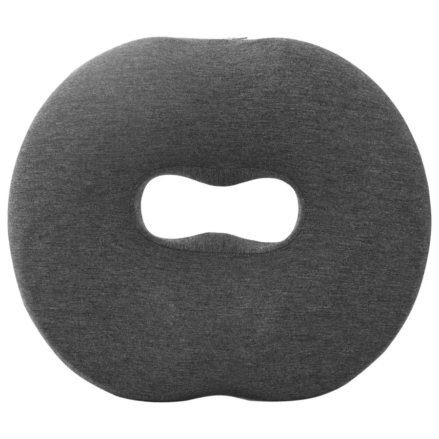Coussin d’assise Couleur unie Gris foncé 42 x 36,5 x 8 cm - 7