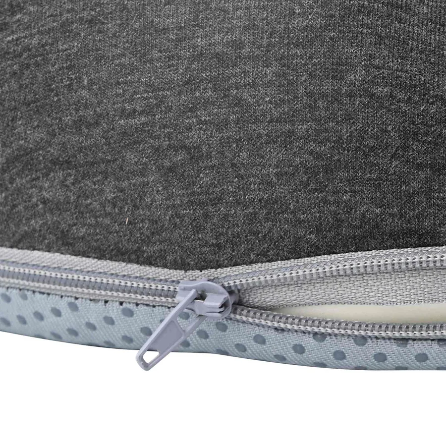 Coussin d’assise Couleur unie Gris foncé 42 x 36,5 x 8 cm - 9