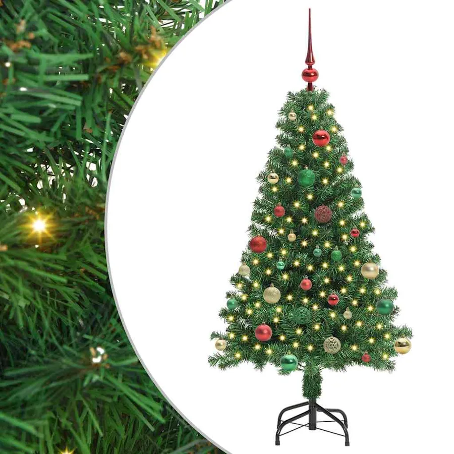 Sapin de Noël artificiel Vert 150 cm PVC, Acier et Plastique - 2