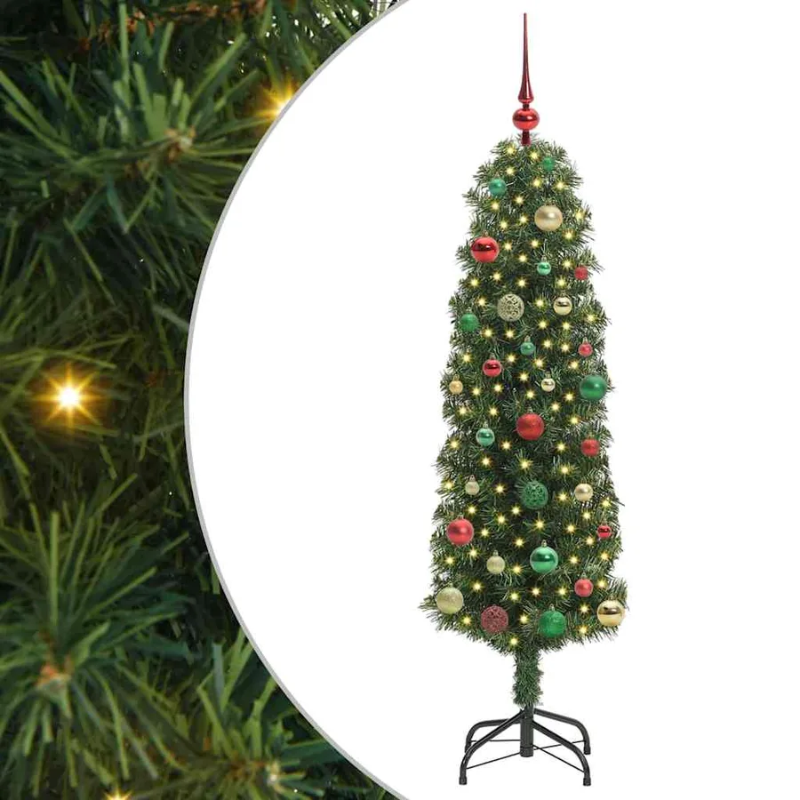 Sapin de Noël artificiel Vert 150 cm PVC et acier et plastique - 2