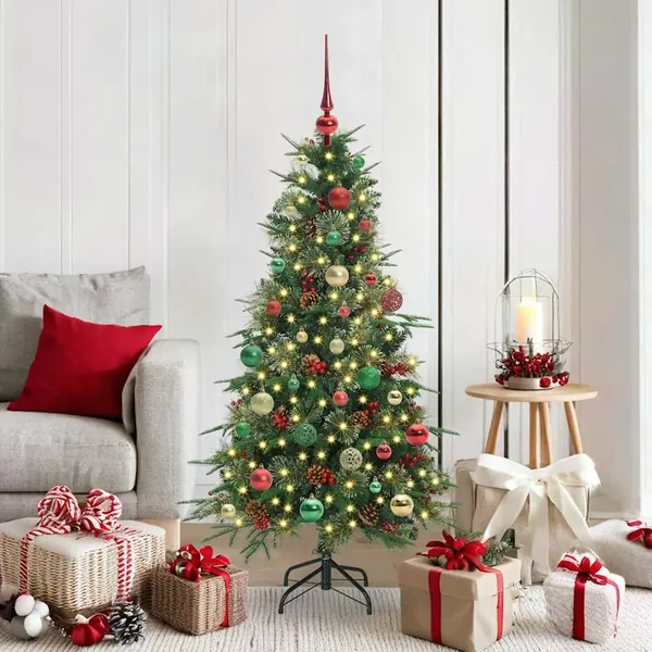 Sapin de Noël Artificiel à Branches Articulées Vert 150 cm