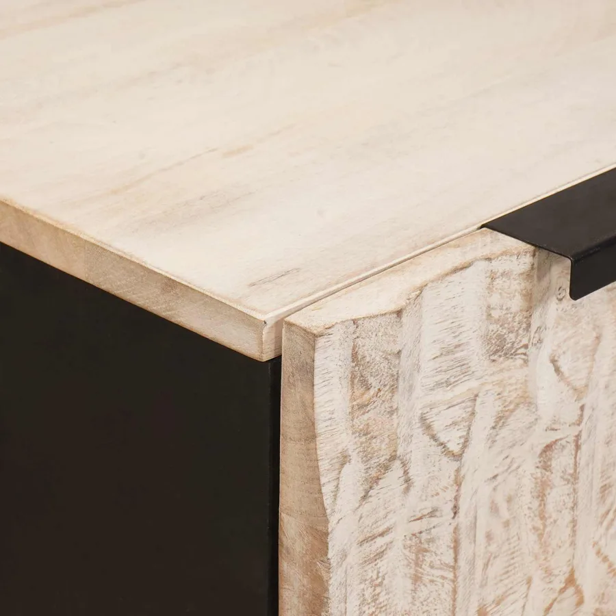 Buffet Finition Lavage Blanc 60 x 33 x 75 cm - 6