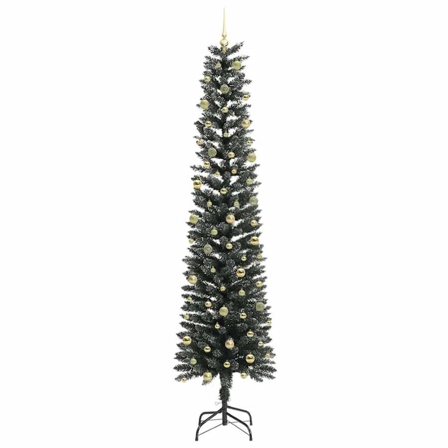 Sapin de Noël artificiel Vert 240 cm PVC, plastique et acier - 4