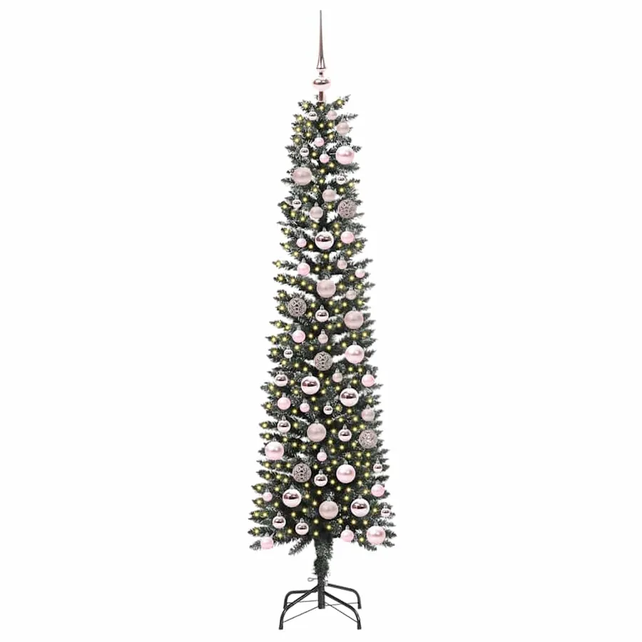 Sapin de Noël artificiel Vert 180 cm PVC, plastique et acier - 3