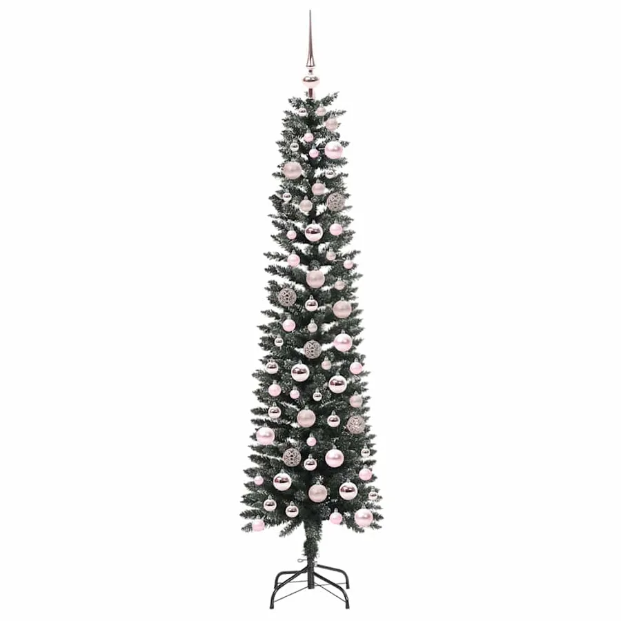 Sapin de Noël artificiel Vert 180 cm PVC, plastique et acier - 4