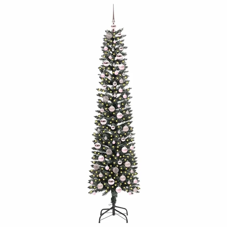 Sapin de Noël artificiel Vert 210 cm PVC, plastique et acier - 3