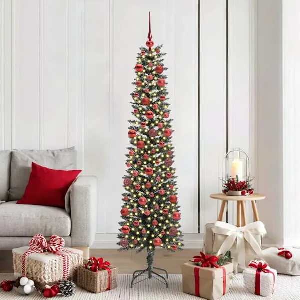 Sapin de Noël artificiel Vert 180 cm PVC, plastique et acier