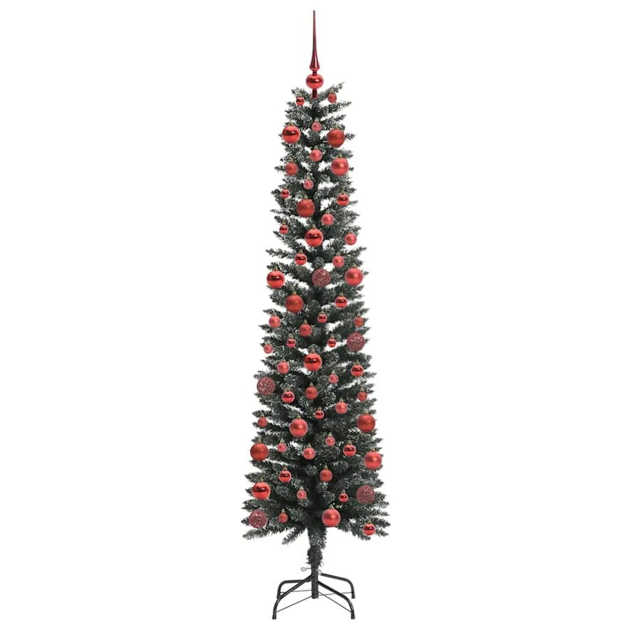 Sapin de Noël artificiel Vert 180 cm PVC, plastique et acier - 4