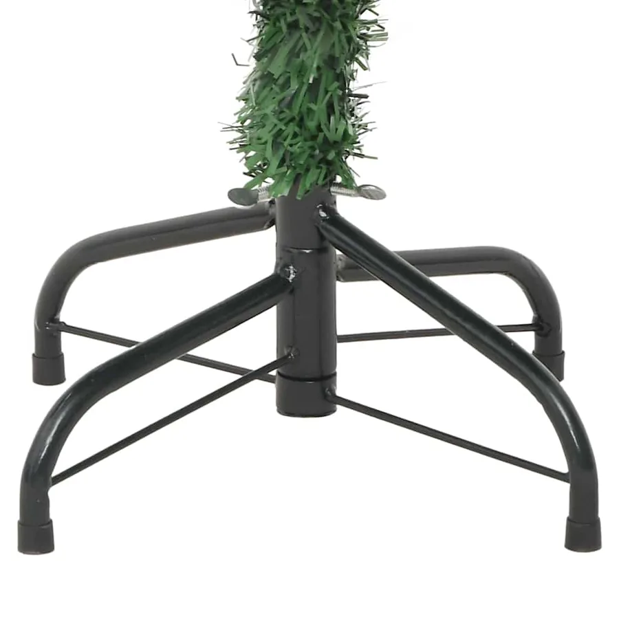 Sapin de Noël avec 300 LED avec support Vert 210 cm PVC - 12