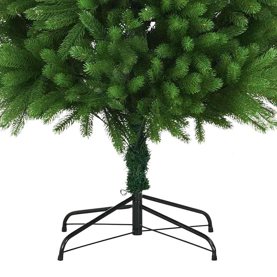Sapin de Noël avec 300 LED avec support Vert 240 cm PE - 12