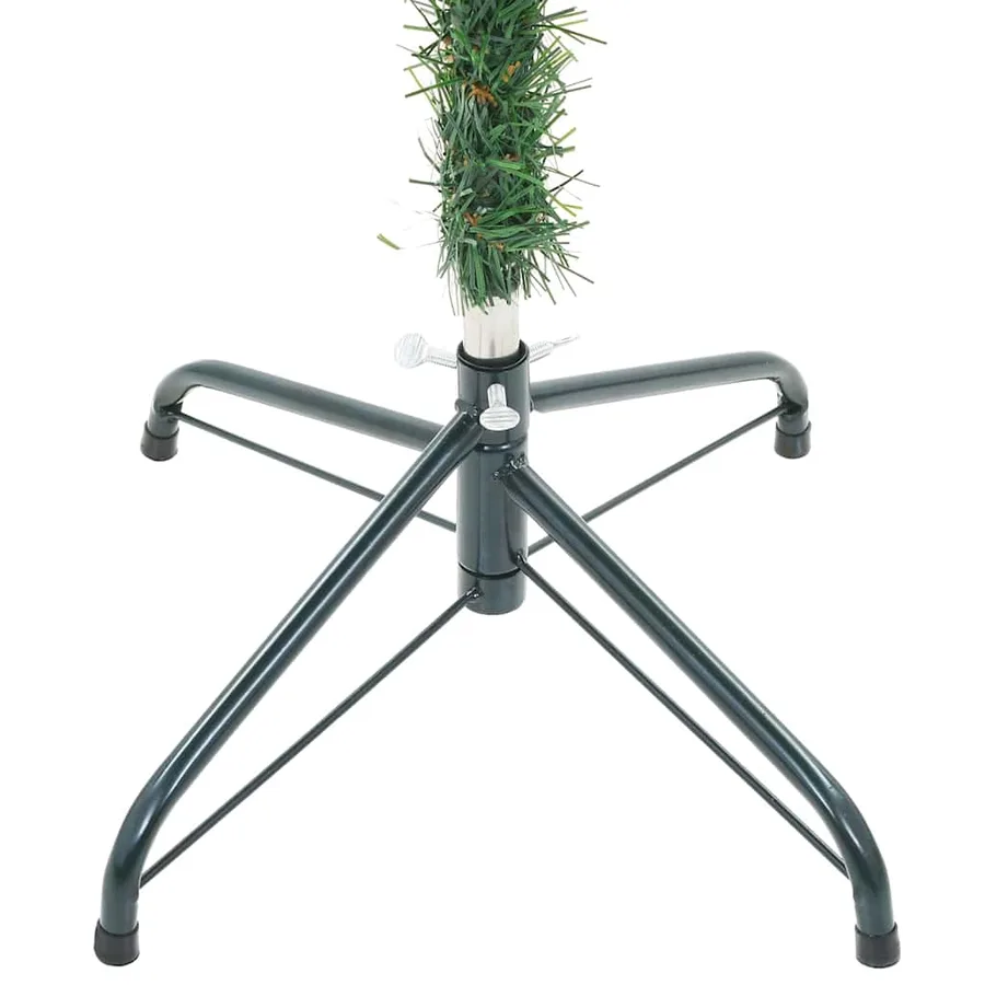 Sapin de Noël artificiel avec 300 LED Vert 180 cm PVC et Acier - 12