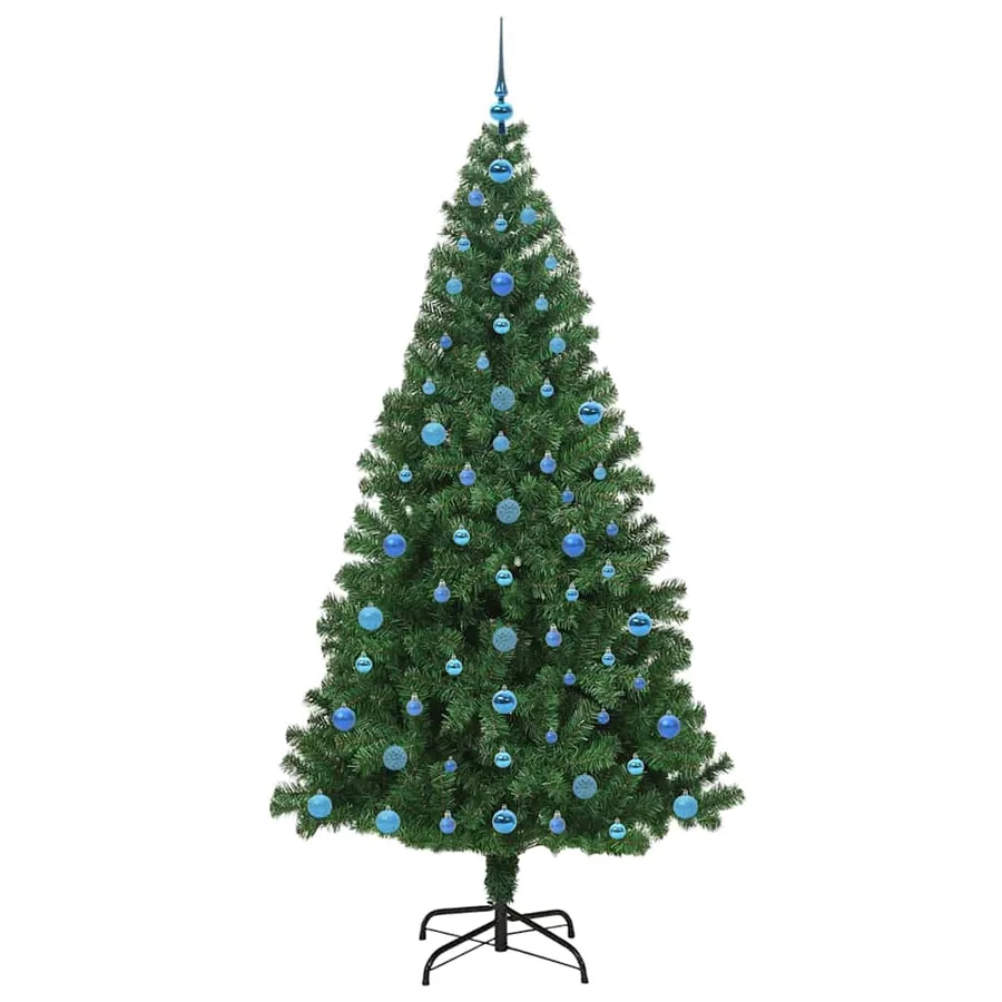 Sapin de Noël artificiel Vert 210 cm PVC, Acier et Plastique - 4