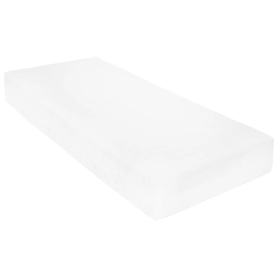 Lit de repos avec matelas 90x200 cm Gris Bois de pin massif - 6