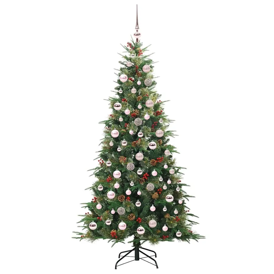 Sapin de Noël Artificiel à Branches Articulées Vert 180 cm - 4