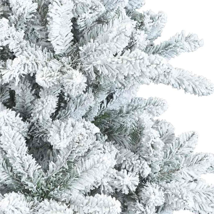 Sapin de Noël Artificiel à Branches Articulées Blanc 210 cm - 11