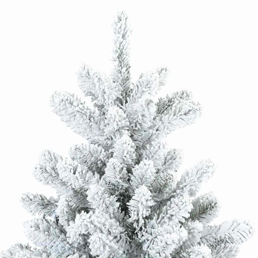 Sapin de Noël Artificiel à Branches Articulées Blanc 210 cm - 8
