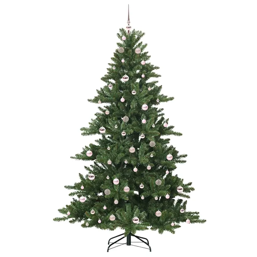 Sapin de Noël Artificiel à Branches Articulées Vert 210 cm - 4