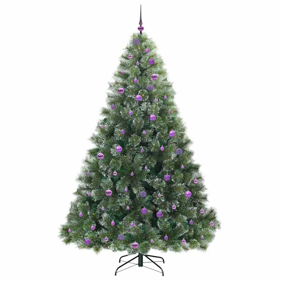 Sapin de Noël artificiel avec 300 LED Vert 240 cm PE et PVC - 4