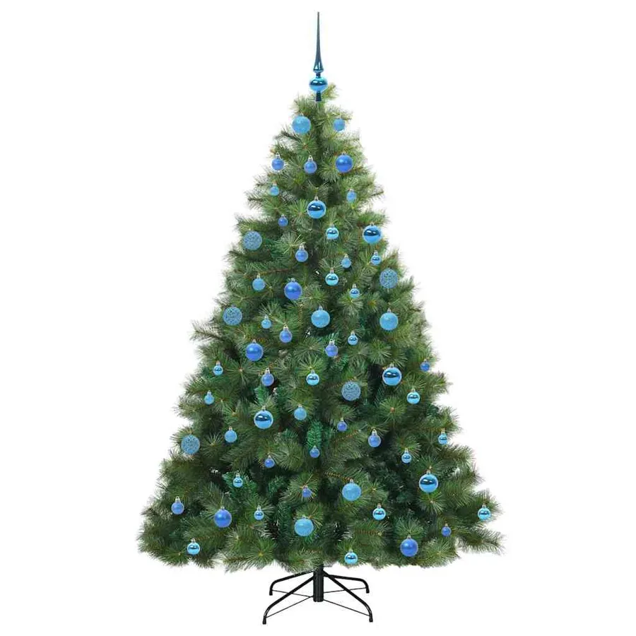 Sapin de Noël artificiel avec 300 LED Vert 180 cm PE et PVC - 4
