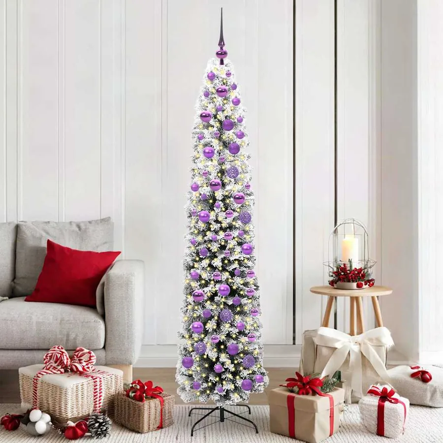 Sapin de Noël artificiel Vert 180 cm PVC et acier et plastique