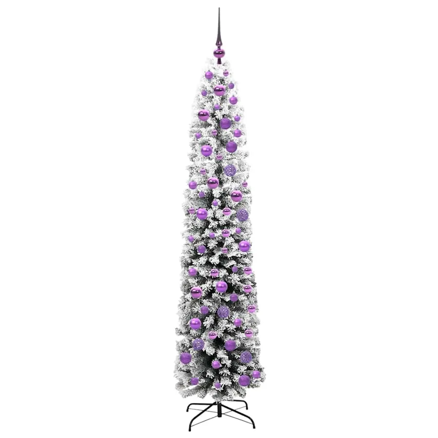 Sapin de Noël artificiel Vert 180 cm PVC et acier et plastique - 4