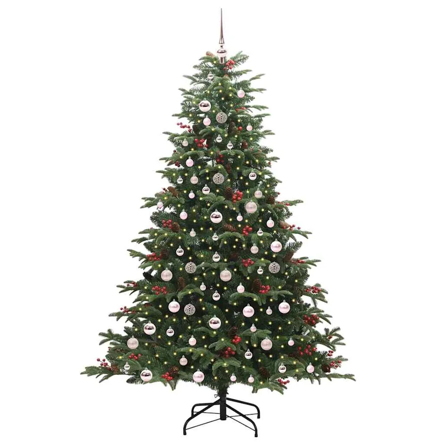 Sapin de Noël artificiel Vert 210 cm PVC, métal et plastique - 3