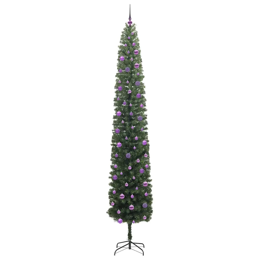 Sapin de Noël artificiel Vert 270 cm PVC et acier et plastique - 4