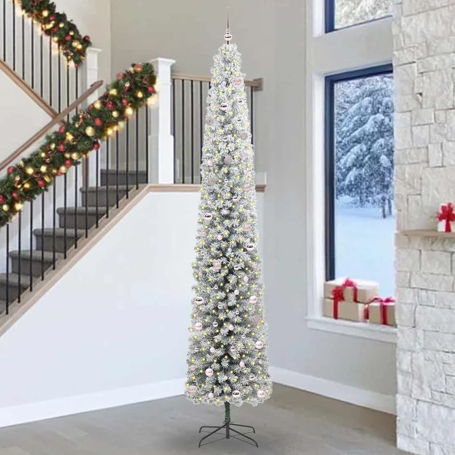 Sapin de Noël artificiel Vert 300 cm PVC et acier et plastique