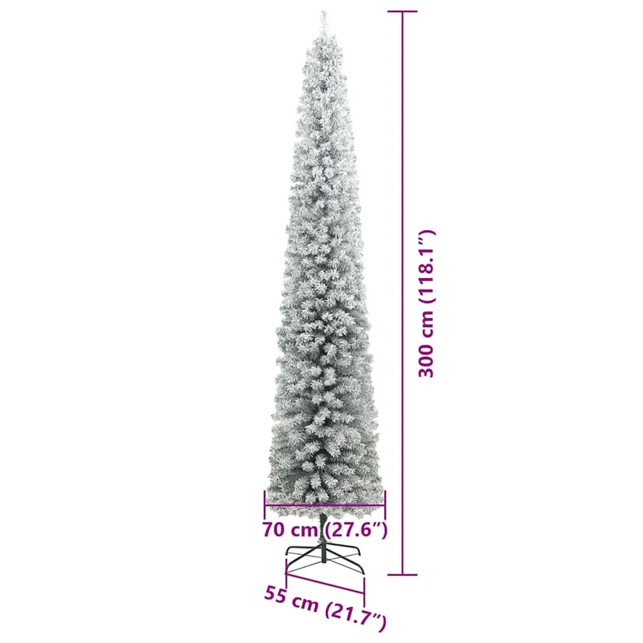 Sapin de Noël artificiel Vert 300 cm PVC et acier et plastique - 16
