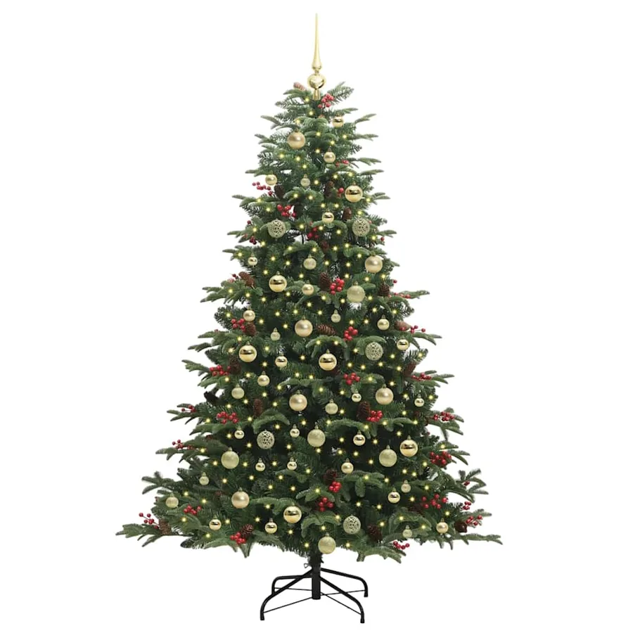 Sapin de Noël artificiel Vert 180 cm PVC, métal et plastique - 3