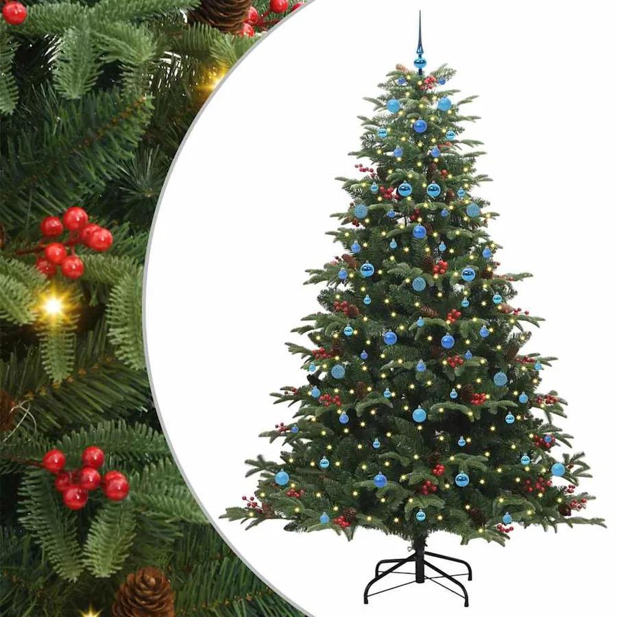 Sapin de Noël artificiel Vert 240 cm PVC, métal et plastique - 2