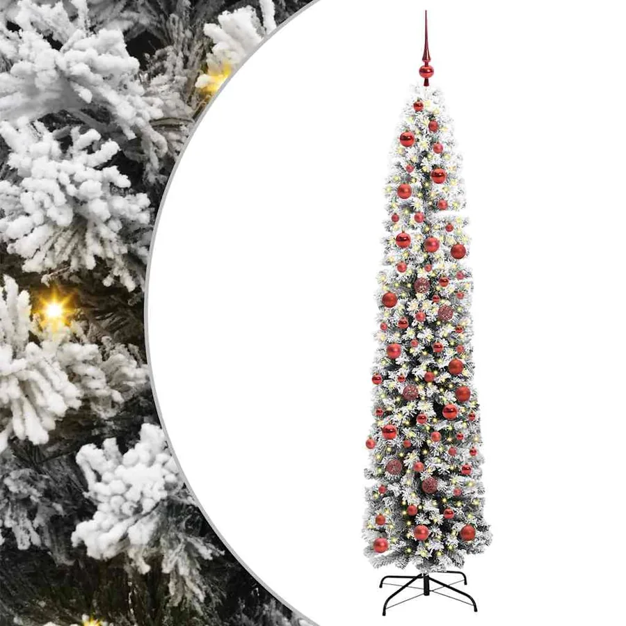Sapin de Noël artificiel Vert 180 cm PVC et acier et plastique