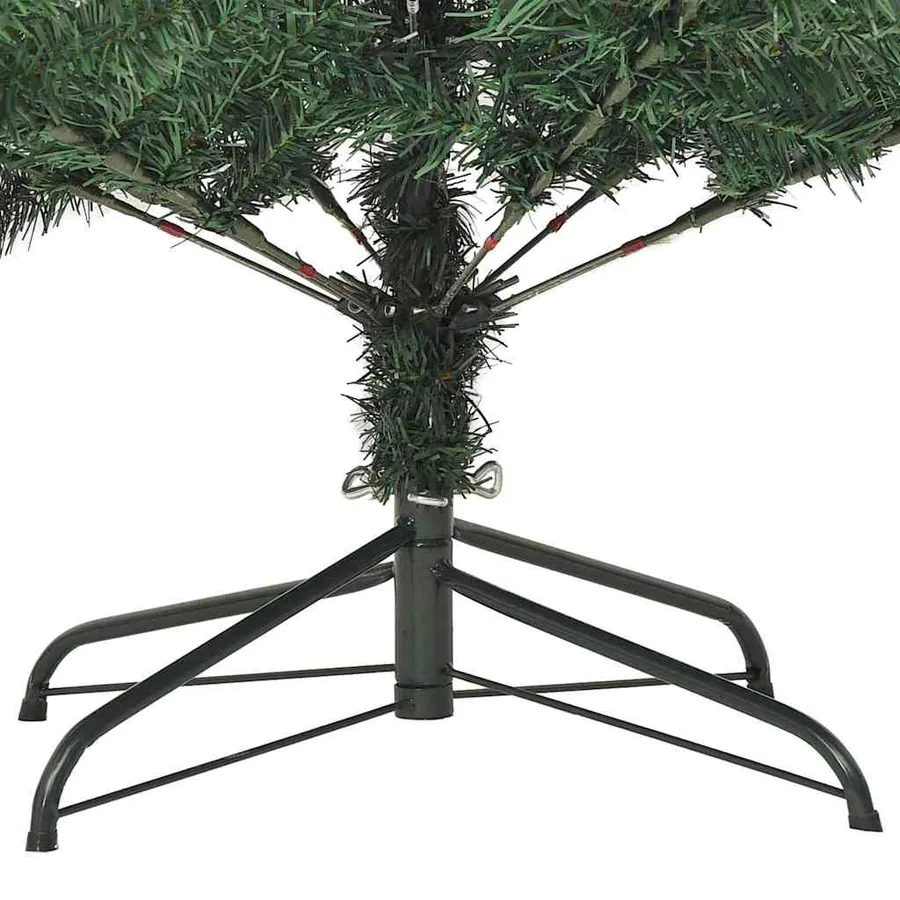 Sapin de Noël artificiel Vert 210 cm PVC, plastique et acier - 12
