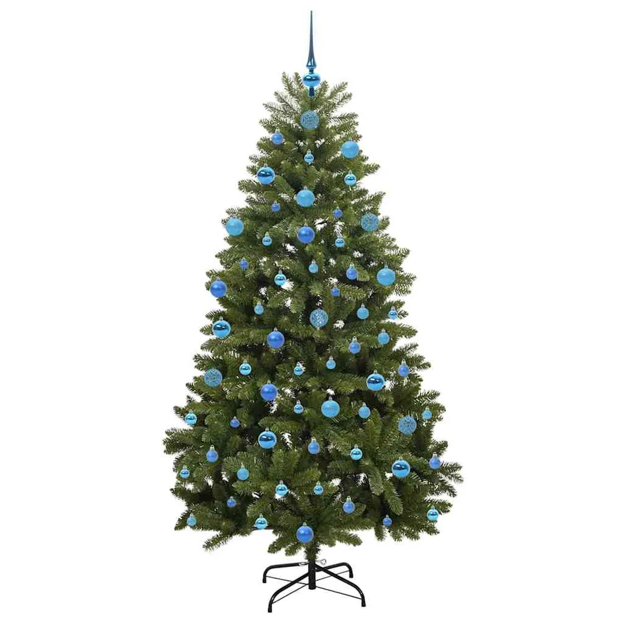 Sapin de Noël artificiel avec 300 LED Vert 180 cm PVC et métal - 4
