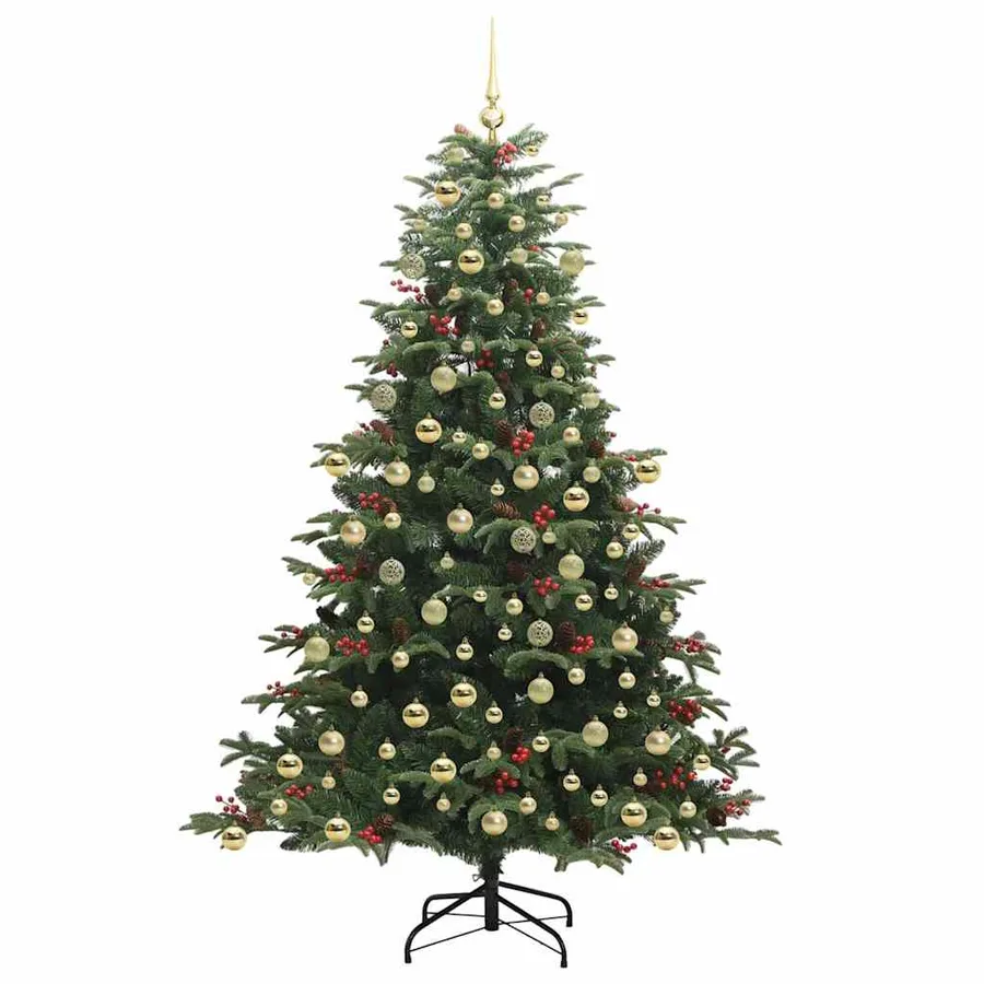 Sapin de Noël artificiel Vert 210 cm PVC, métal et plastique - 4