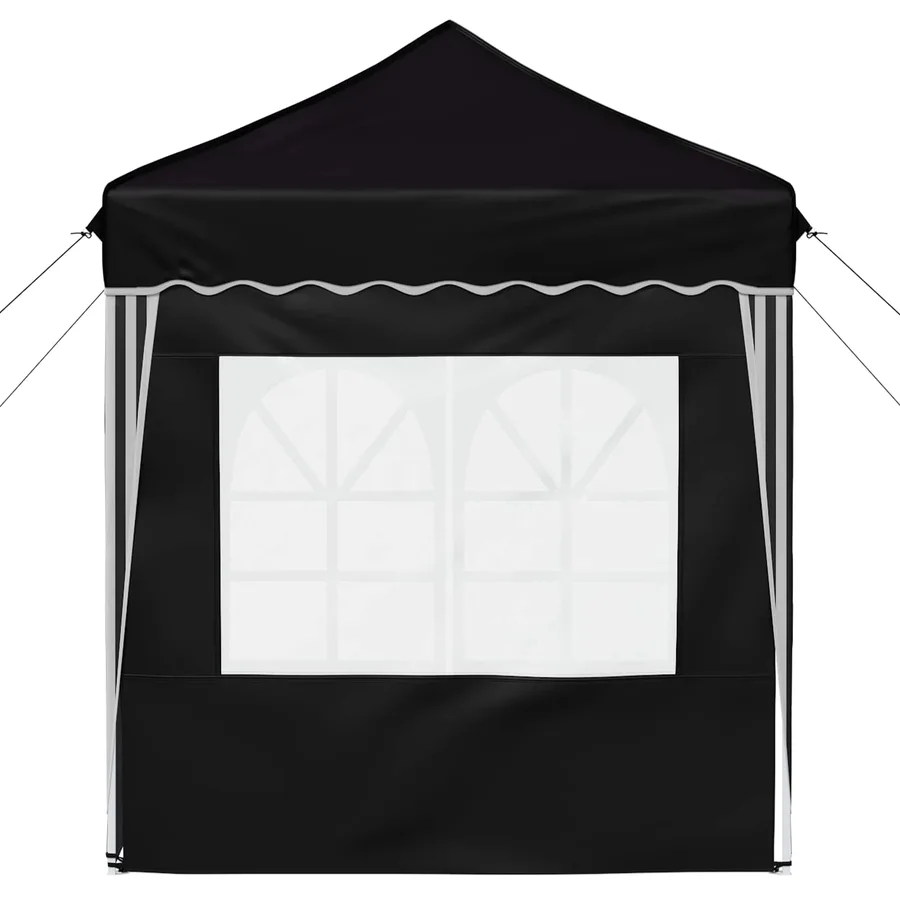 Tente de fête pop-up 195 x 195 x 245 cm Noir Tissu Oxford - 7