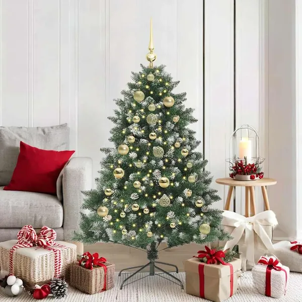 Sapin de Noël artificiel Vert 150 cm PVC, plastique et acier