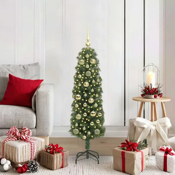 Sapin de Noël artificiel Vert 120 cm PVC et acier et plastique