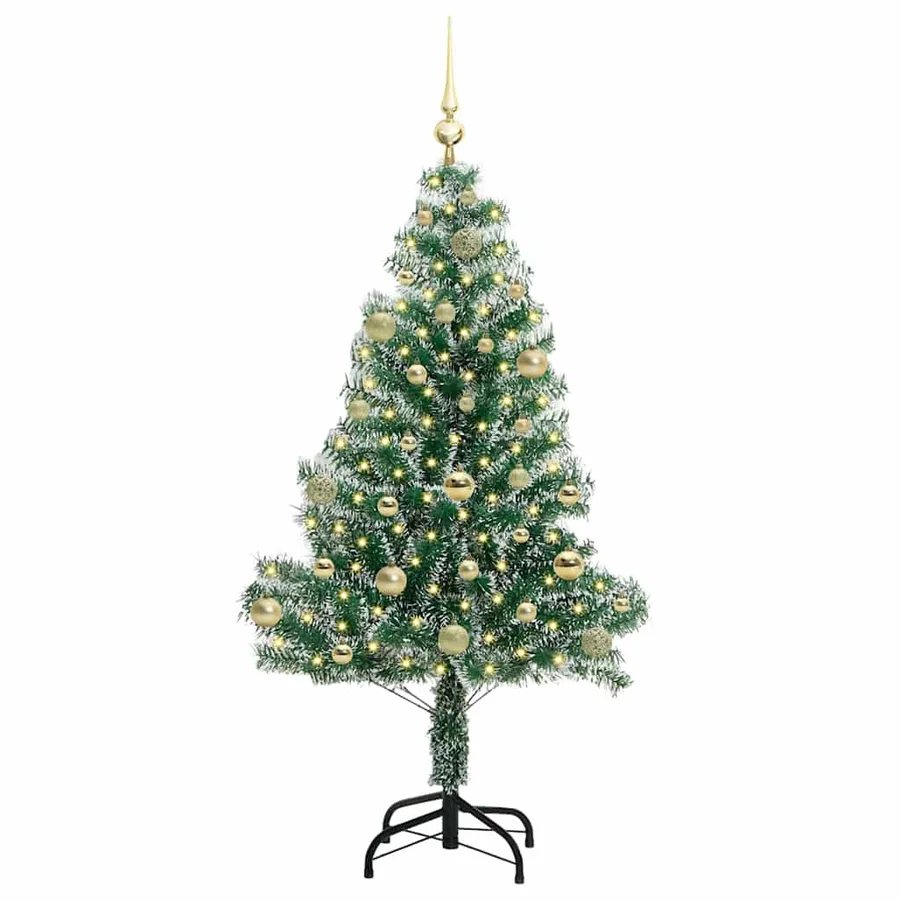 Arbre de Noël artificiel floconné de neige avec lumière LED - 3