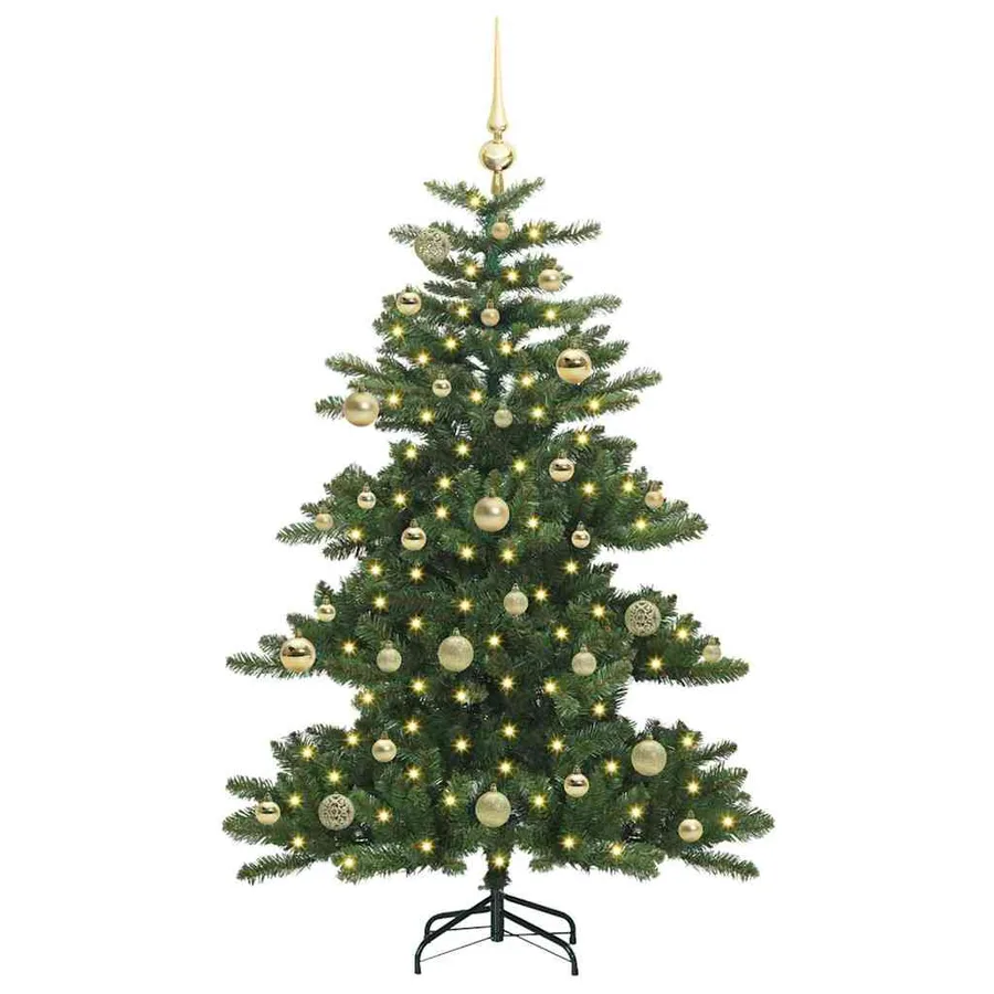 Sapin de Noël Artificiel à Branches Articulées Vert 150 cm - 3