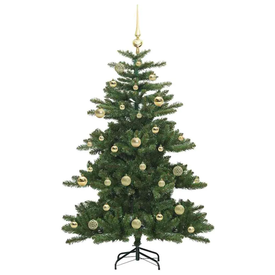 Sapin de Noël Artificiel à Branches Articulées Vert 150 cm - 4