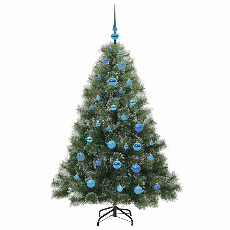 Sapin de Noël artificiel avec 150 LED Vert 150 cm PE et PVC - 4