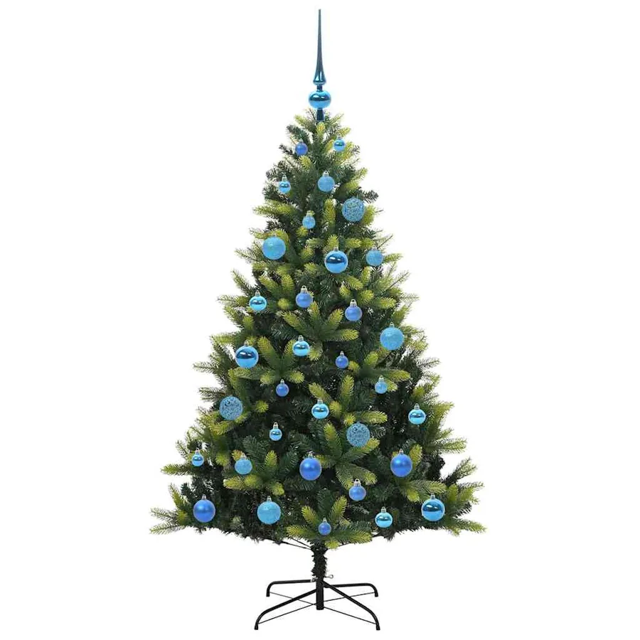 Arbre de Noël artificiel à charnières 150 LED Vert 150 cm - 4
